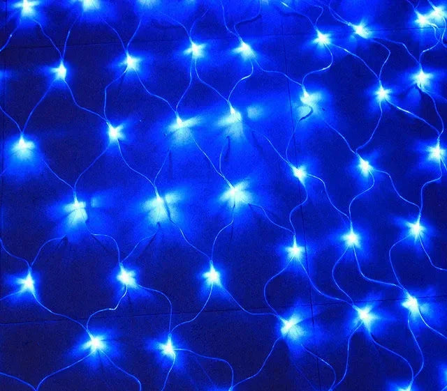 SolarGlow - LED Net Light Strings on Solar Energy – Energy-Efficient Outdoor Lighting for Gardens & Terraces