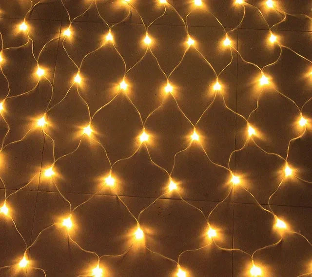 SolarGlow - LED Net Light Strings on Solar Energy – Energy-Efficient Outdoor Lighting for Gardens & Terraces