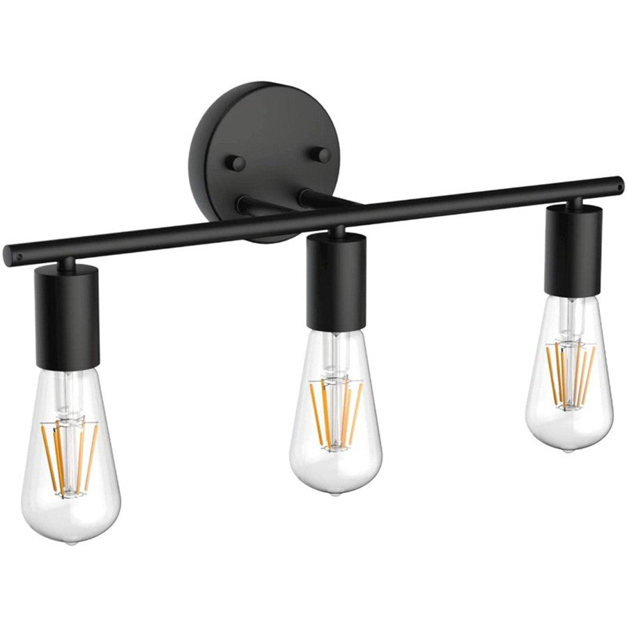 IndustrialGlow - Modern 3-Arm Wall Lamp in Industrial Style LED Lighting