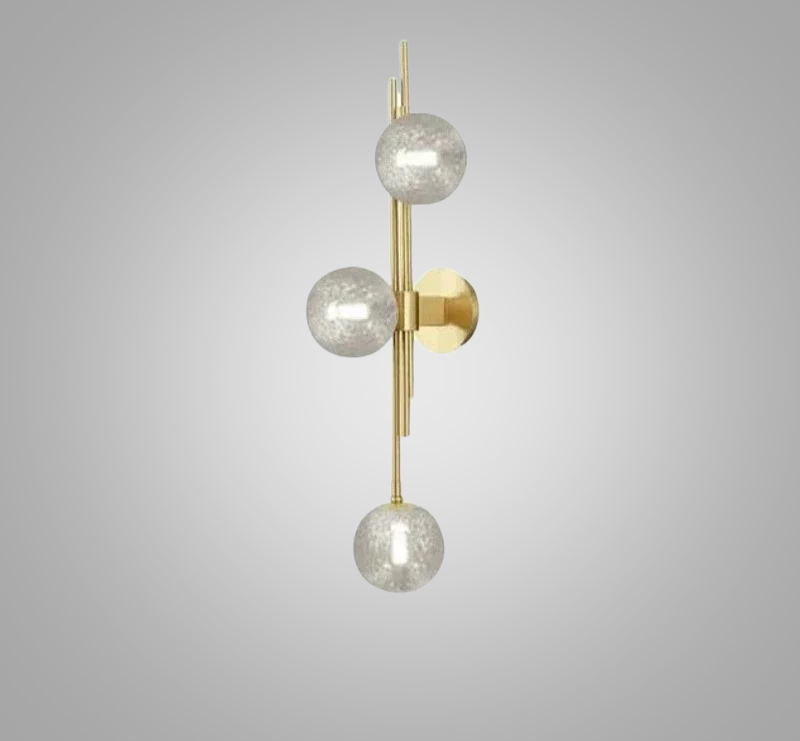 GlassSphere - Lámparas de pared de vidrio modernas – Iluminación LED elegante