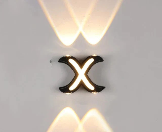 LumiLetter - LED Outdoor Wall Lamp with Illuminated Letters – Weatherproof Decorative Lighting