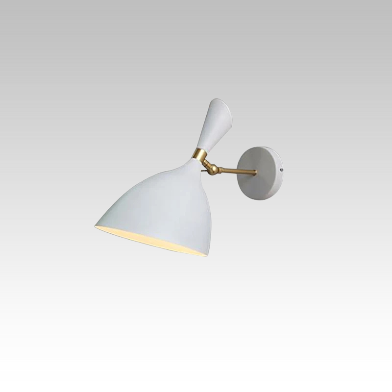 LoftLicht - Lámpara de cama LED para dormitorio estilo industrial de loft, lámpara de pared