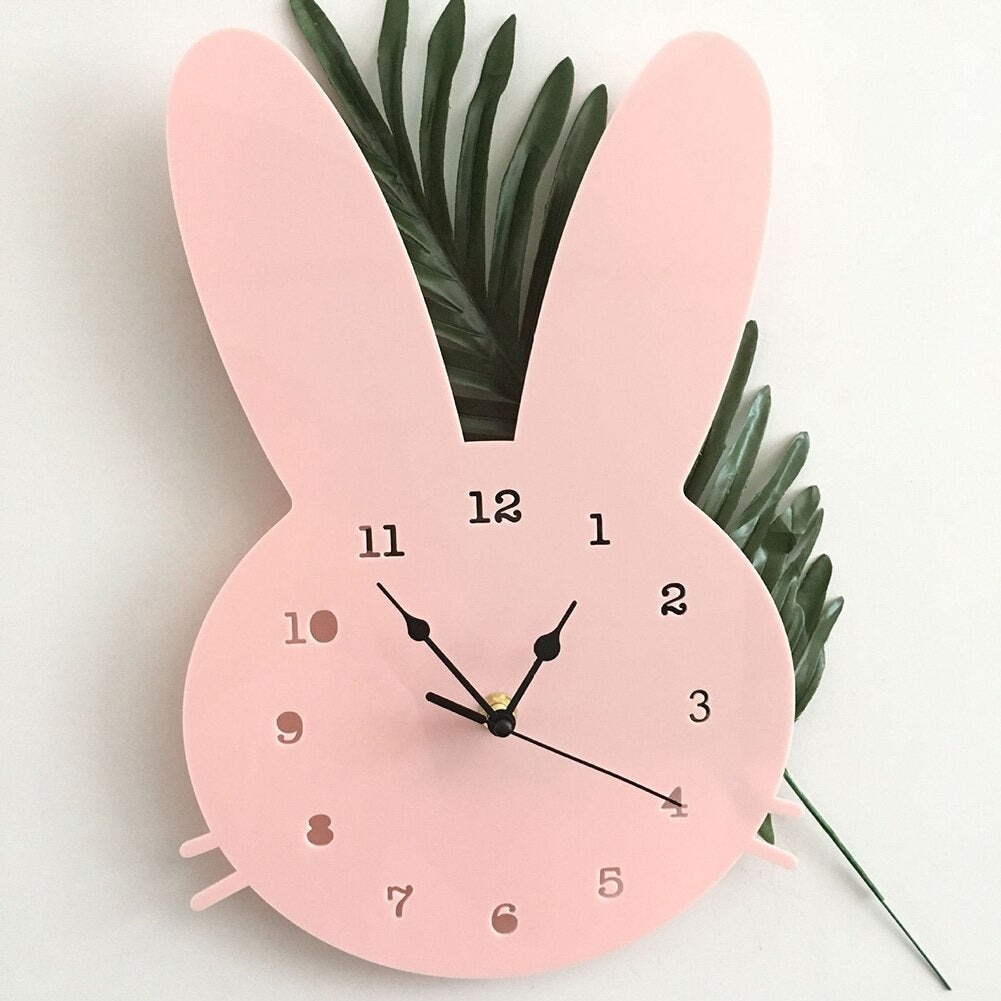 NordicBunny - Orologio da parete per bambini