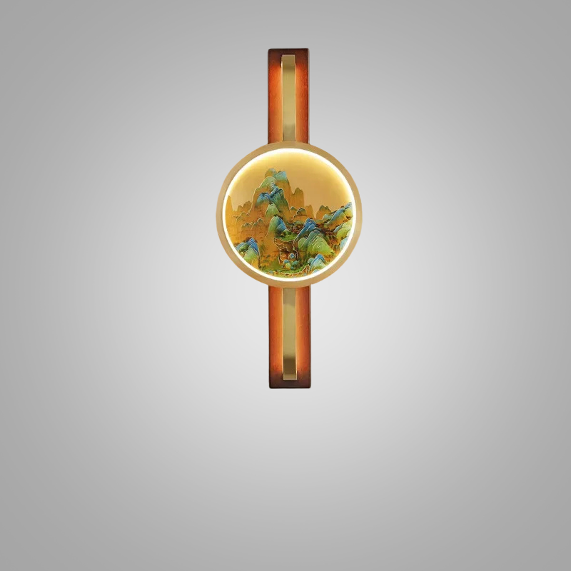 MessingLuxe - Lámpara de pared contemporánea