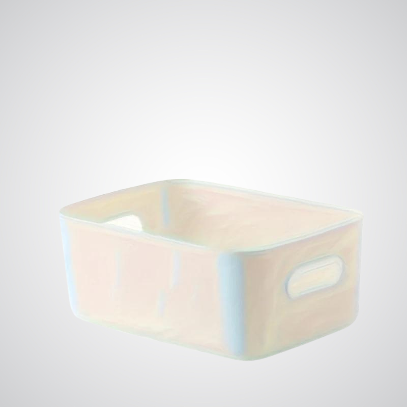 Set di 10 Scatole Portaoggetti - Organizer in Plastica Leggera