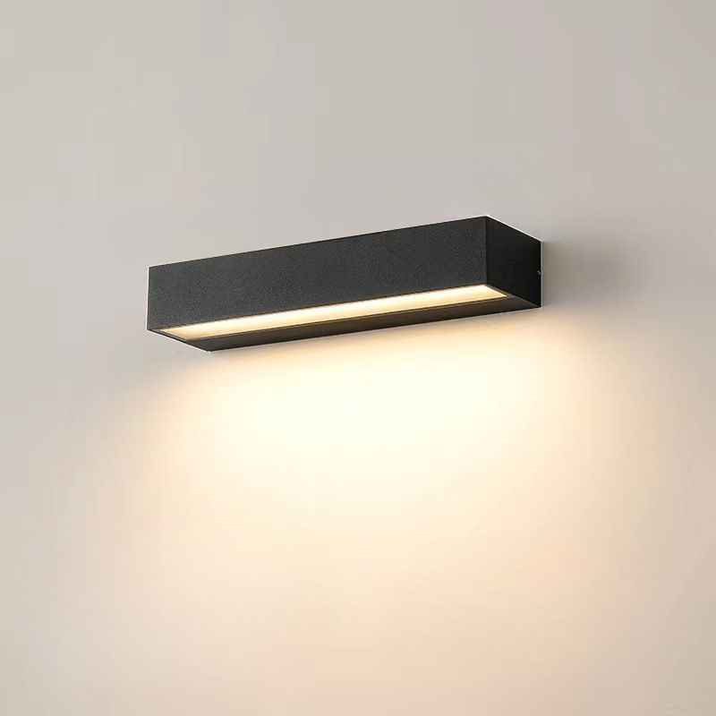 Strakke Lineaire LED Wandlamp Wit, Badkamer/Slaapkamer/Woonkamer Metaal & Acryl