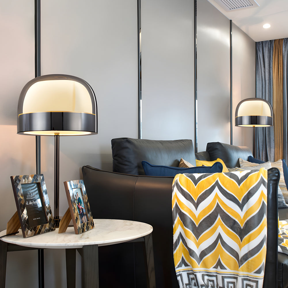 Aurora - Lámpara de mesa de vidrio con iluminación en capas