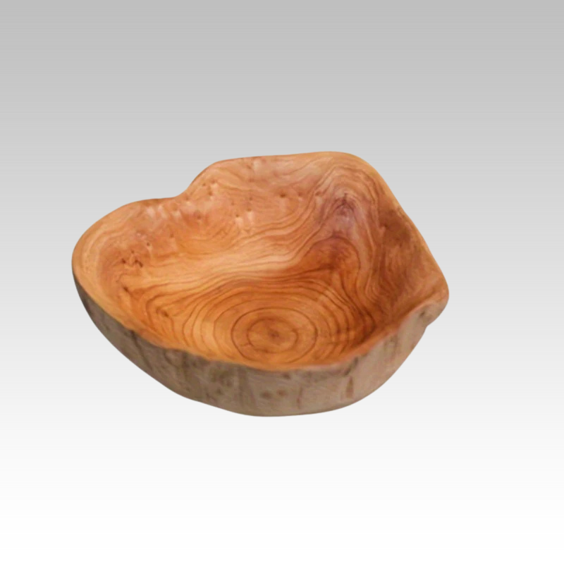 OctaWood-Fruitkom - Achthoekige Massief Houten Kom voor Thuis & Restaurant