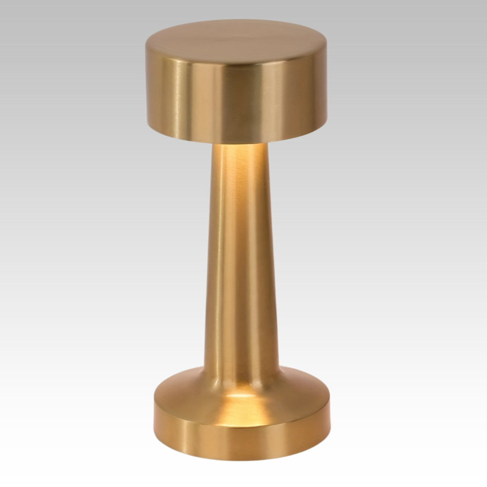 LuxeGlow - Lámpara de mesa inalámbrica de 3 colores con atenuación táctil