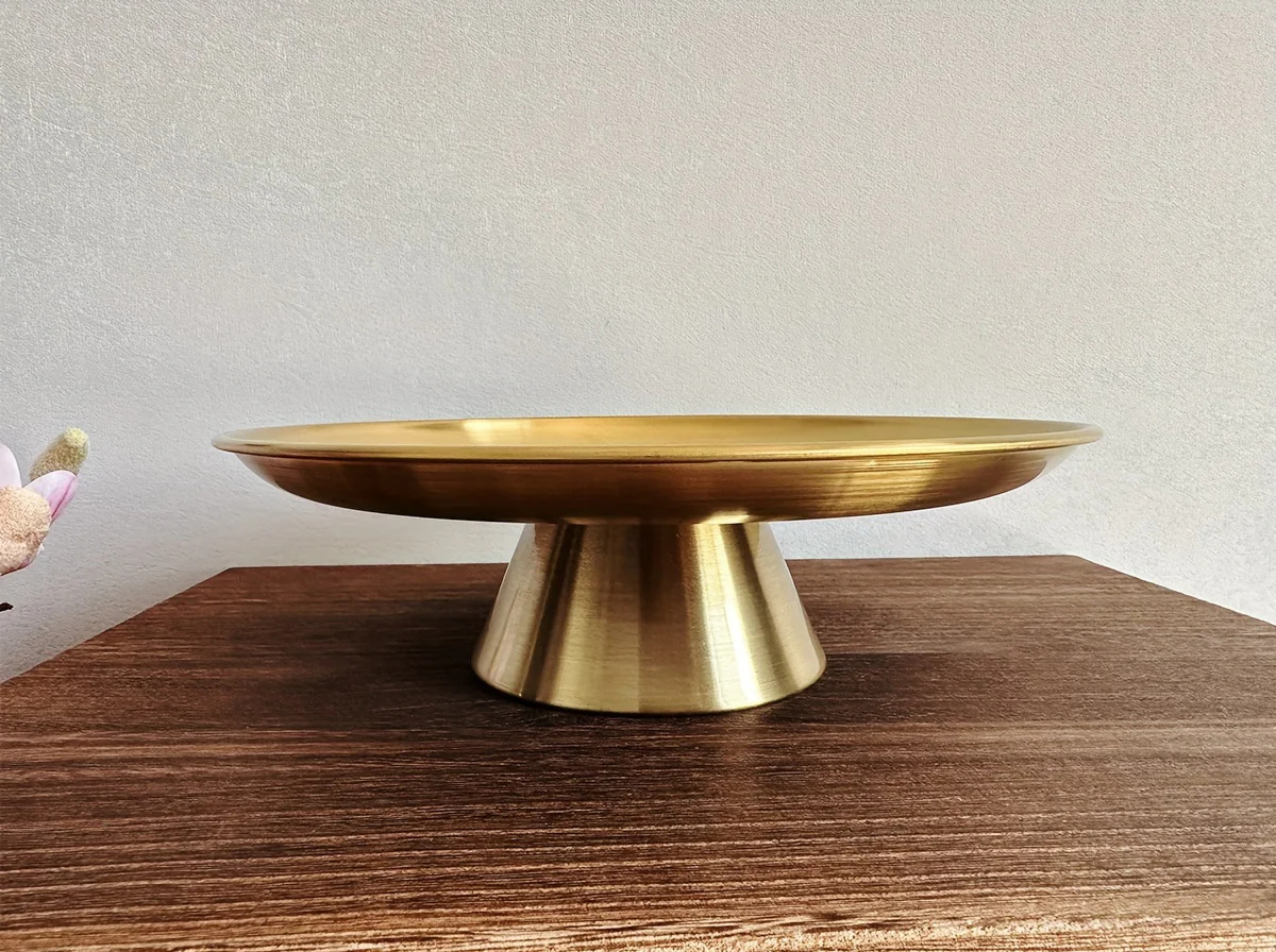 SteelTray - Vassoio Alto in Acciaio Inox | Per Frutta, Dolci e Snack