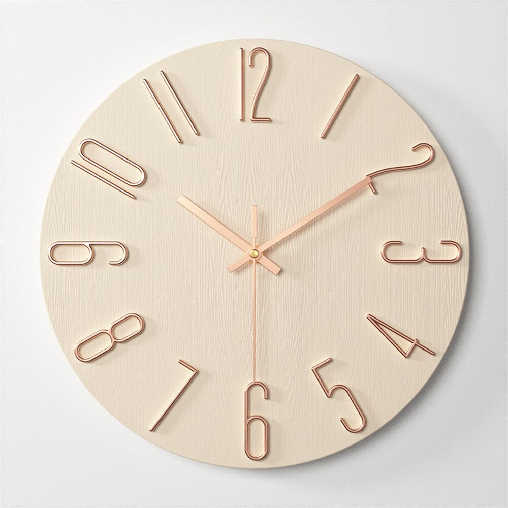 Modern Plastic Wall Clock