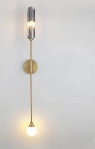 GoldenGlow – Lámpara de pared LED minimalista para sala y dormitorio