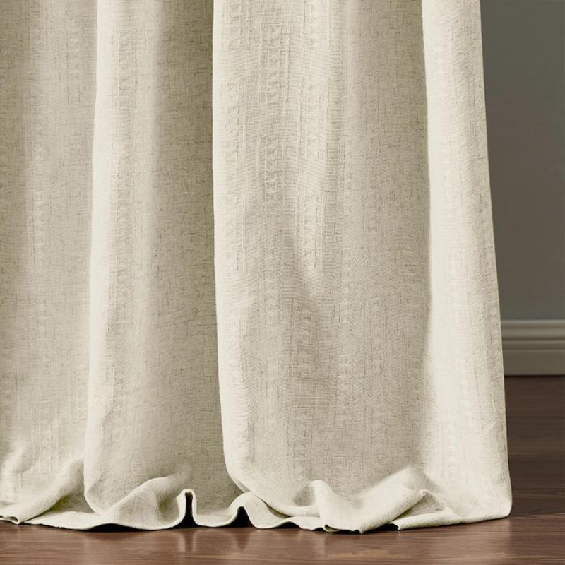 Nila Boho Semi Transparent Curtains Soft Roof
