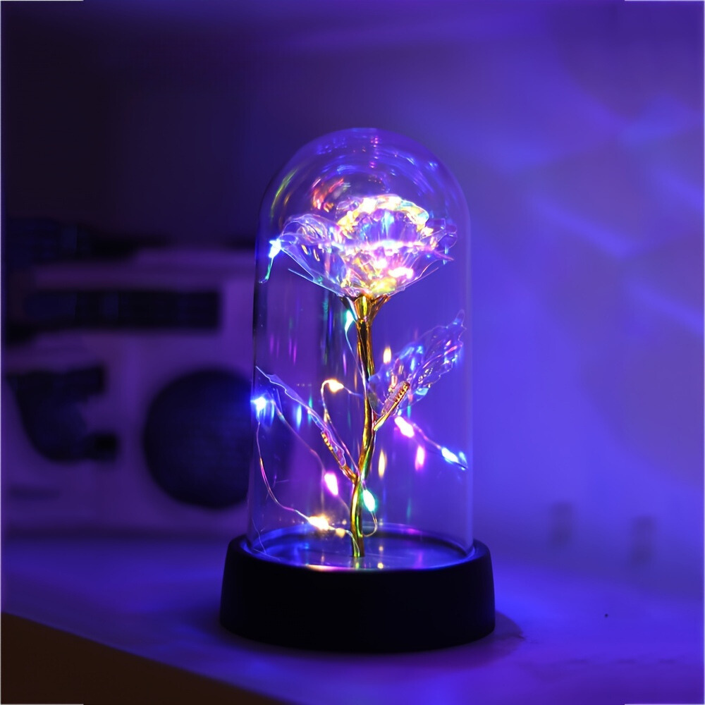GoldenRose - Elegante Rozenbloem Lamp voor Cadeaus en Decoratie