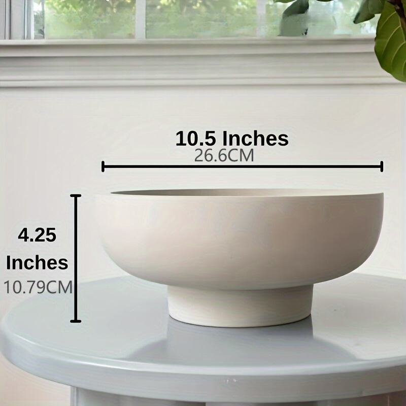 StonePedestal - Grote Betonnen Voetstuk Kom voor Keuken & Gangtafel