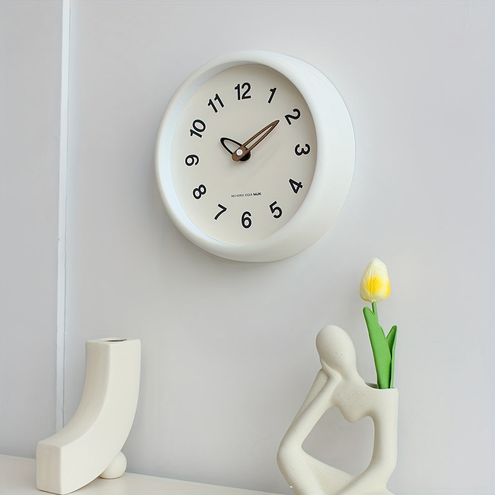 SilenceTime - Silent 10-Inch Wall Clock for Bedroom and Living Room