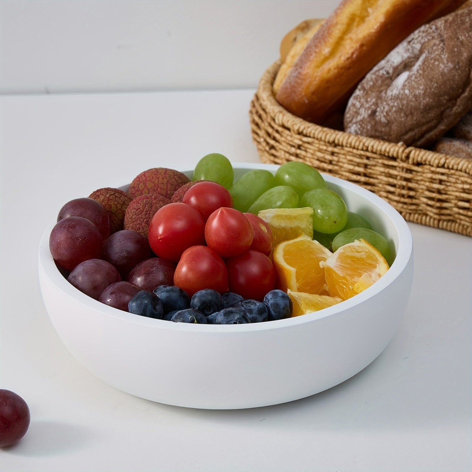 StoneServe - Tigela Moderna de Betão para Decoração de Entrada