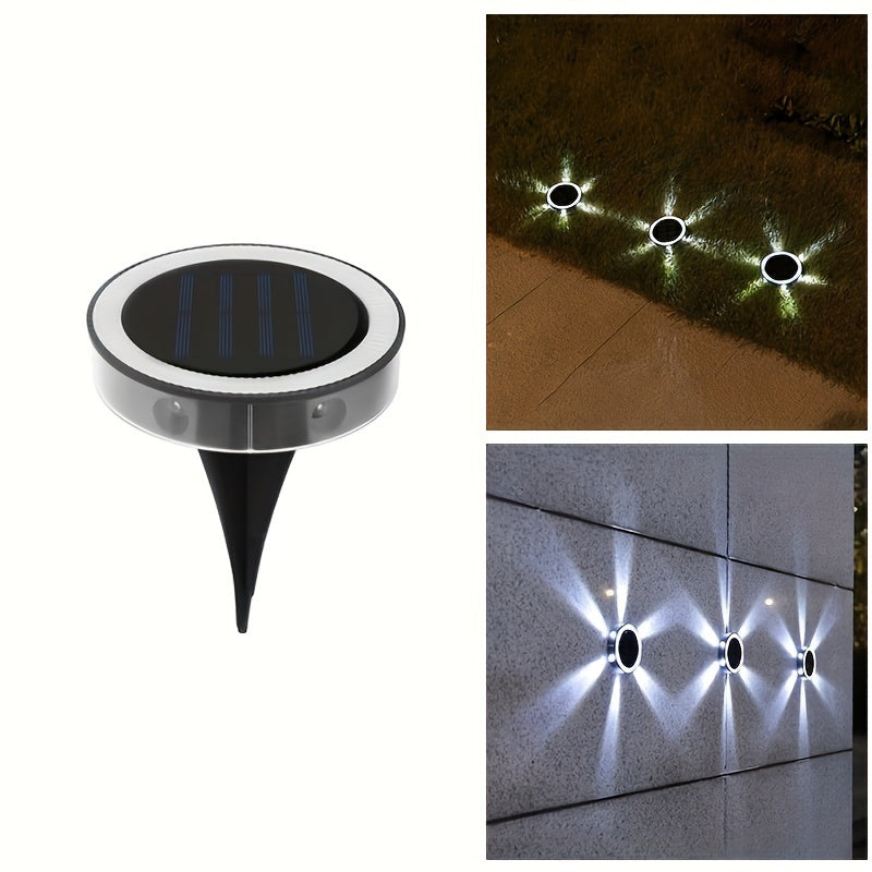 SolarGround - 6 LED Solar Ground Lighting Outdoor