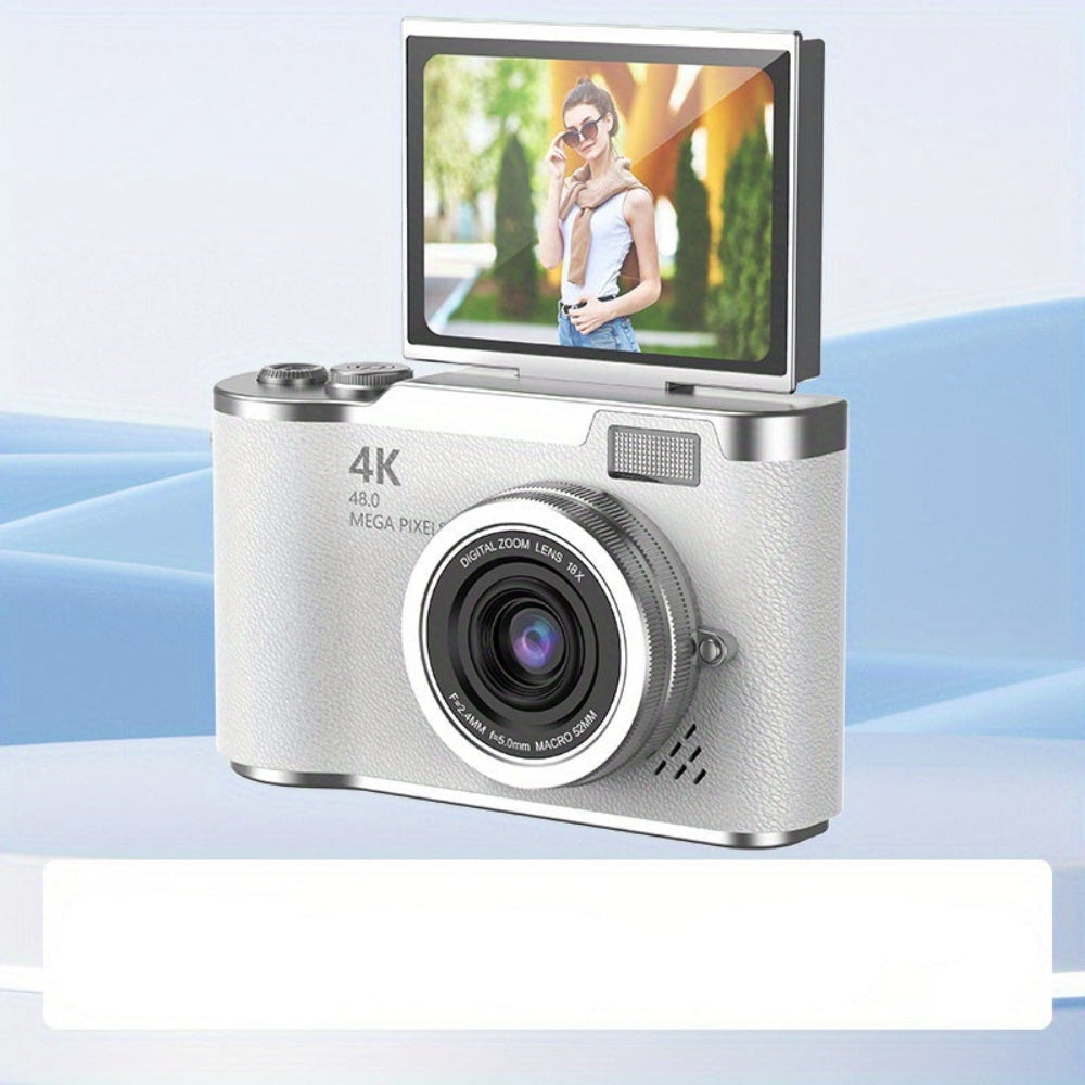 4K Digital Vlogging Camera Flip Screen Perfect Gift Adults - Image 5