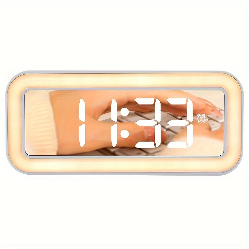 MirrorTime - Digitale Wekker met Spiegel Display