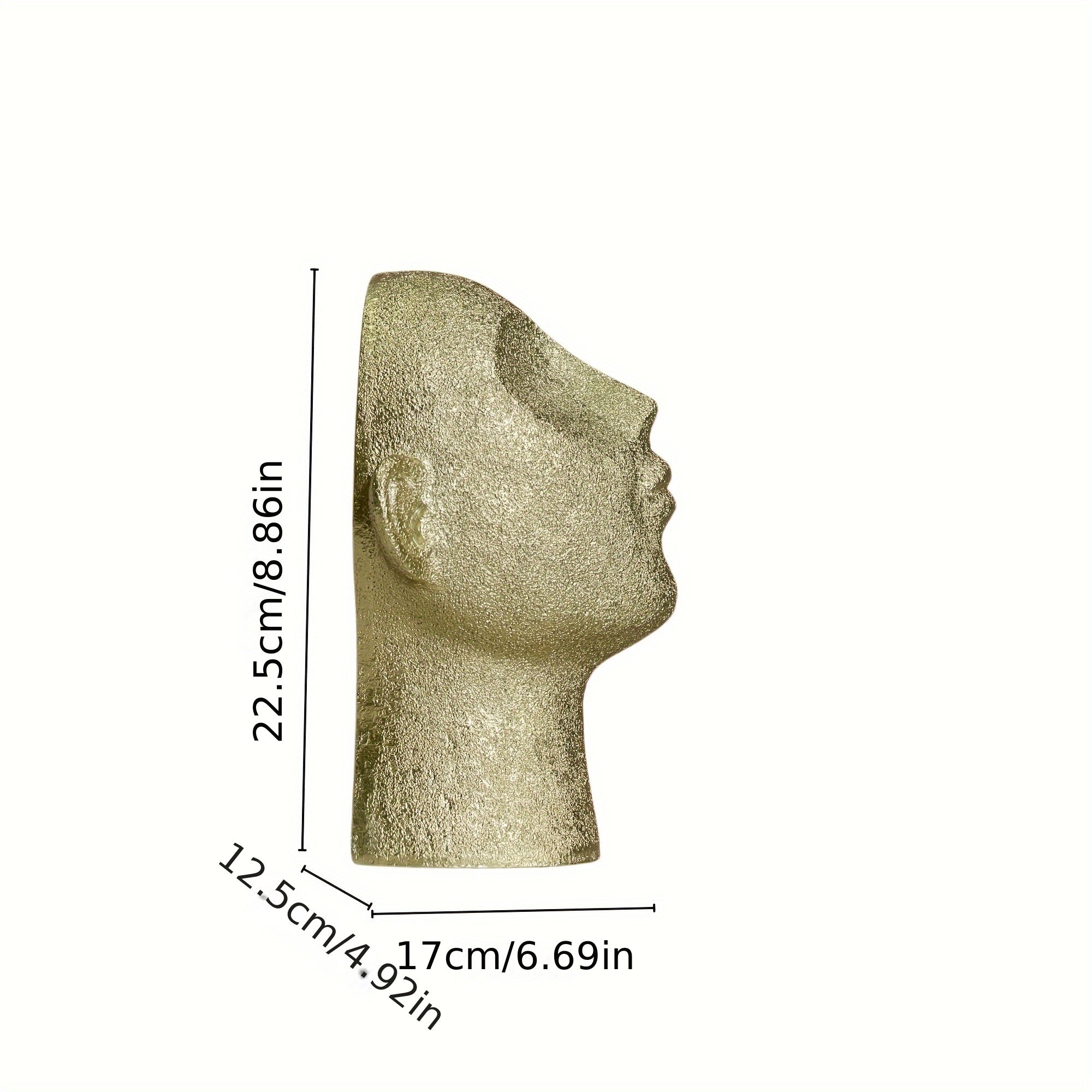 FantasyHead - Fermalibri Testa di Harsen - Fermalibri Decorativo per Diverse Stanze