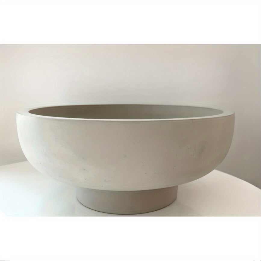 StonePedestal - Grote Betonnen Voetstuk Kom voor Keuken & Gangtafel