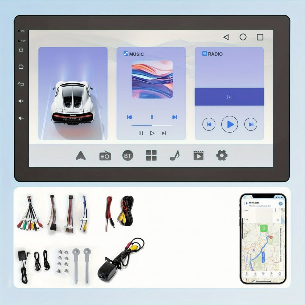 Autoradio 10 Inch TTouchscreen Wifi Multimedia Scherm