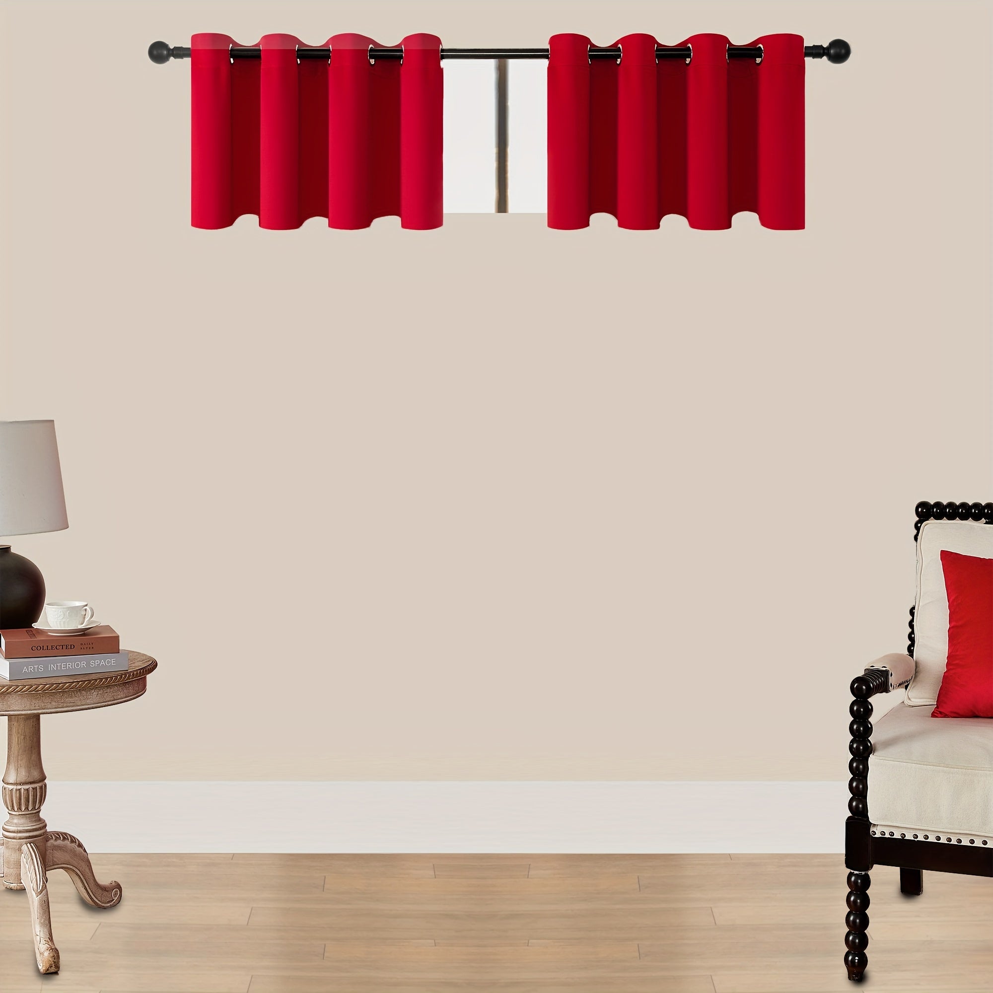 Tende Oscuranti - 2 Pezzi Tende Moderne in Poliestere con Isolamento Termico e Anelli