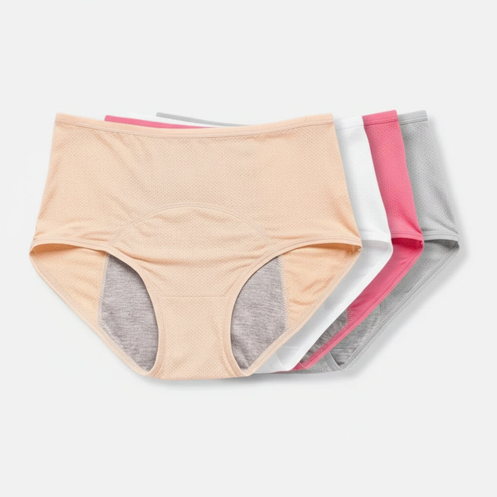 Ondergoed Dames Comfort Katoen Lekvrij Menstruatie Slip