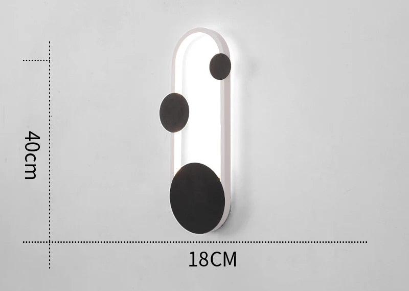 CreativeGlow - Lámpara de pared LED moderna con diseño creativo – Iluminación decorativa