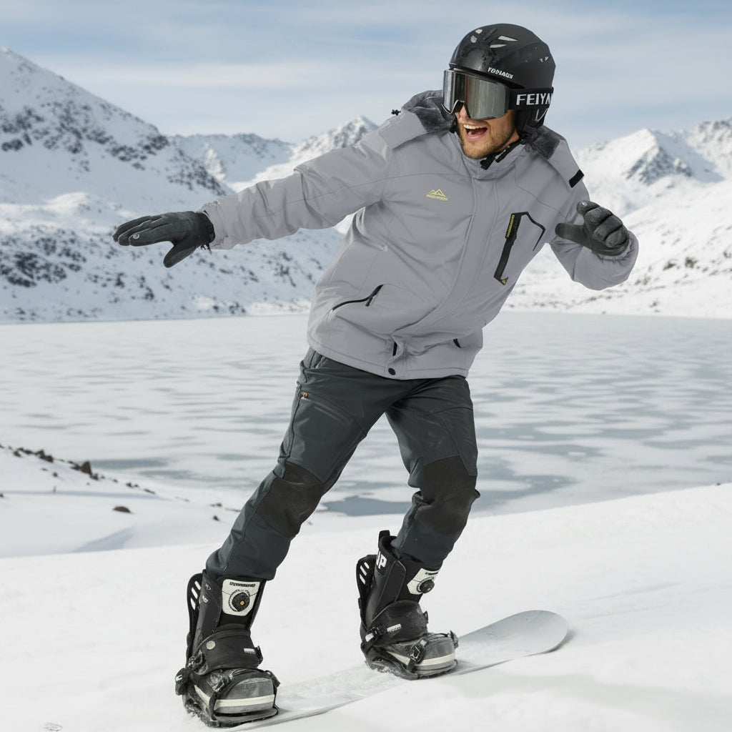 Waterdichte Winterjas Fleecevoering Buitenactiviteiten