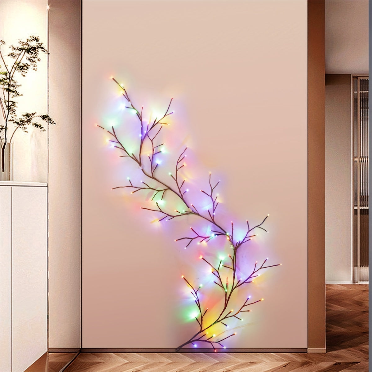 SolarWillow - 1.8m Flexible Solar String Light with Warm LED Lighting and 8 Modes