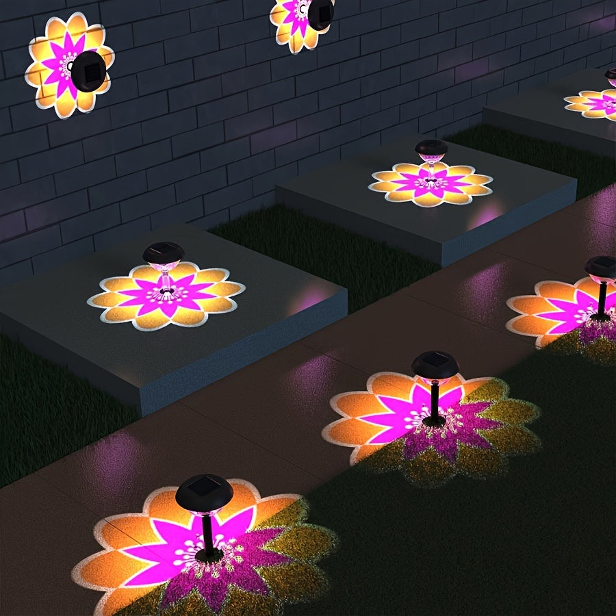 SolarBloom - Solar Energy LED Table Lamp with Flower Projection