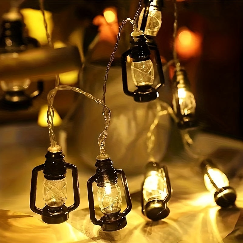 HolidayGlow - Vintage LED String Lights for Party Decoration