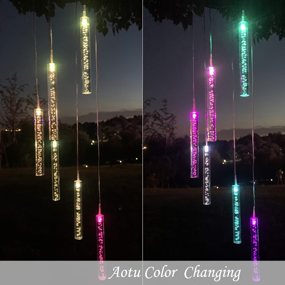 SolarChime - Color Changing LED Wind Chime for Outdoors