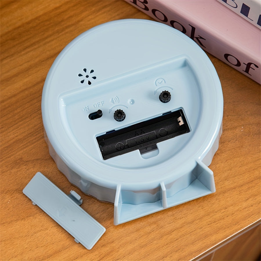 FloraTime - Charmante Bloemen Bureauklok met Alarm