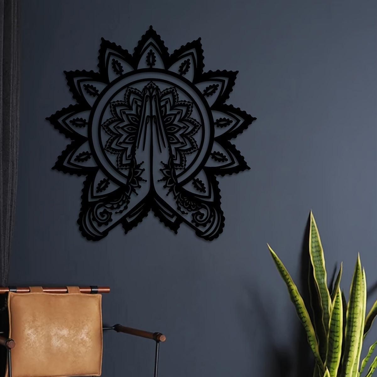 YogaMandala - IJzeren Meditatie Muurkunst