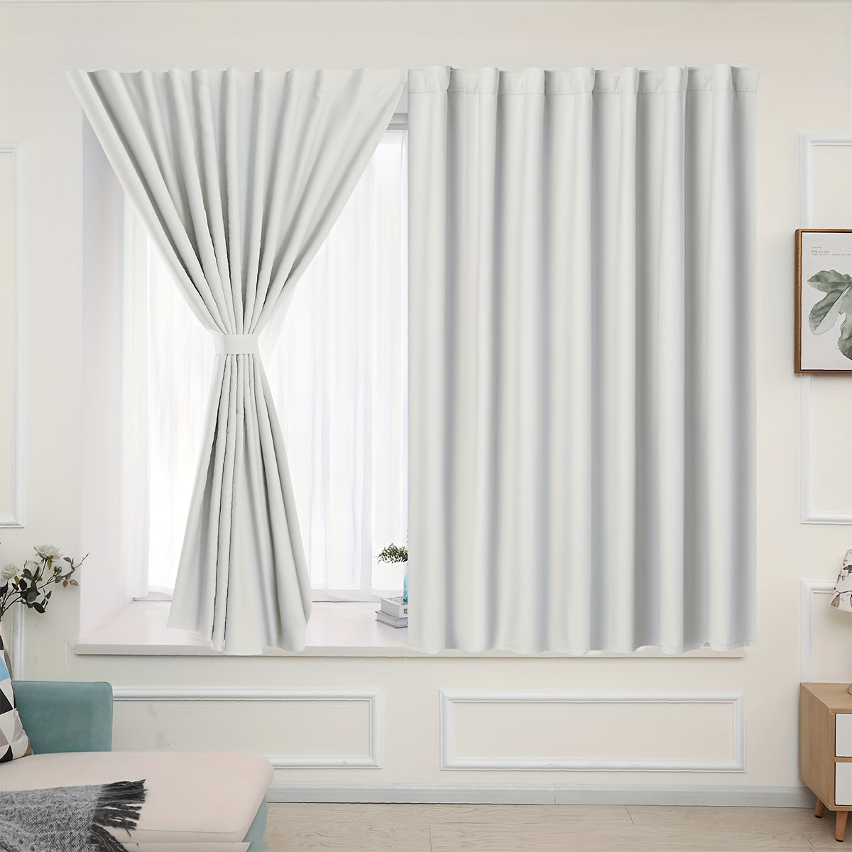 Tende Oscuranti - 2 Pezzi di Pannelli Tenda Oscuranti per Camera da Letto e Soggiorno