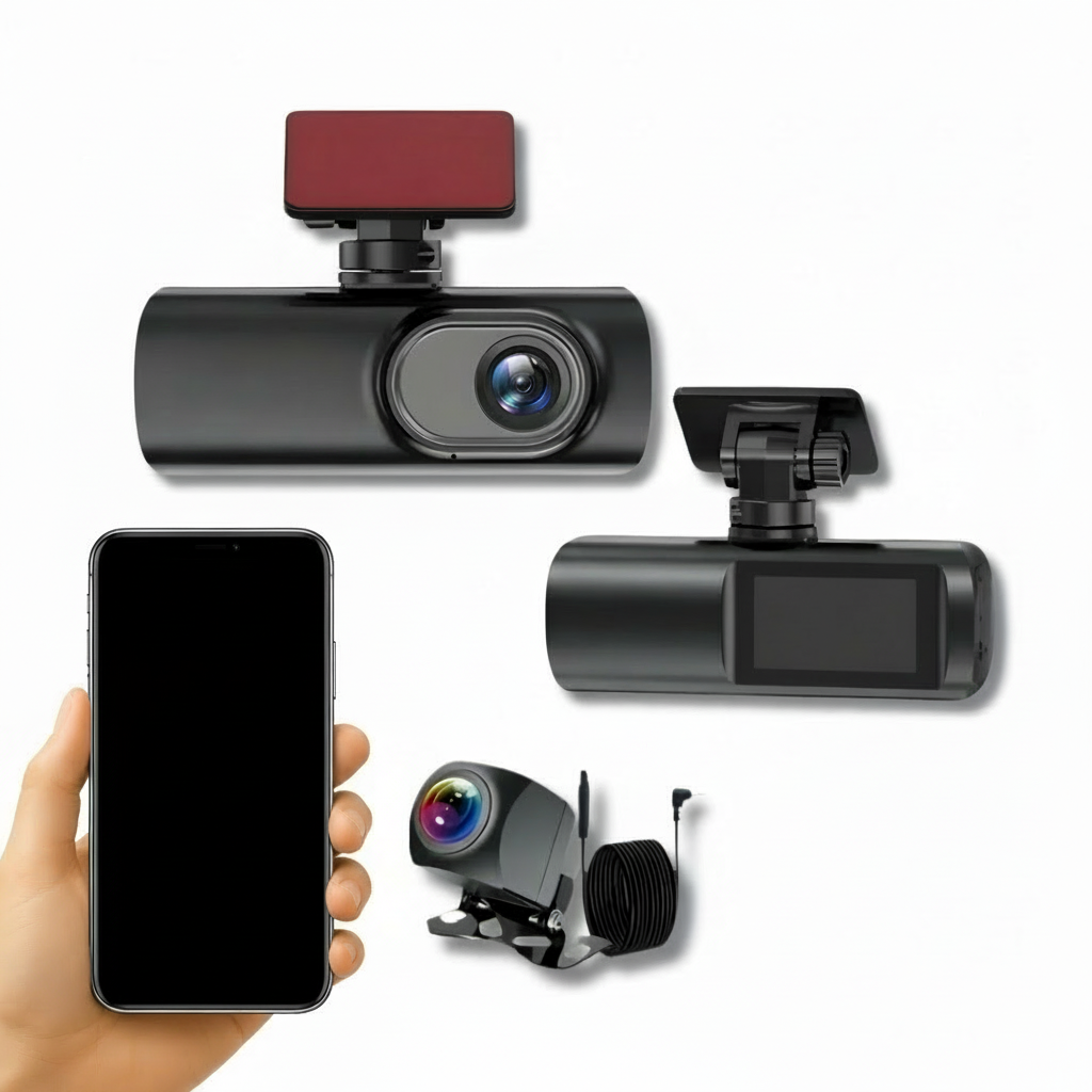 4K Ultra HD Dashcam Wi-Fi Night Vision Parking Mode 0