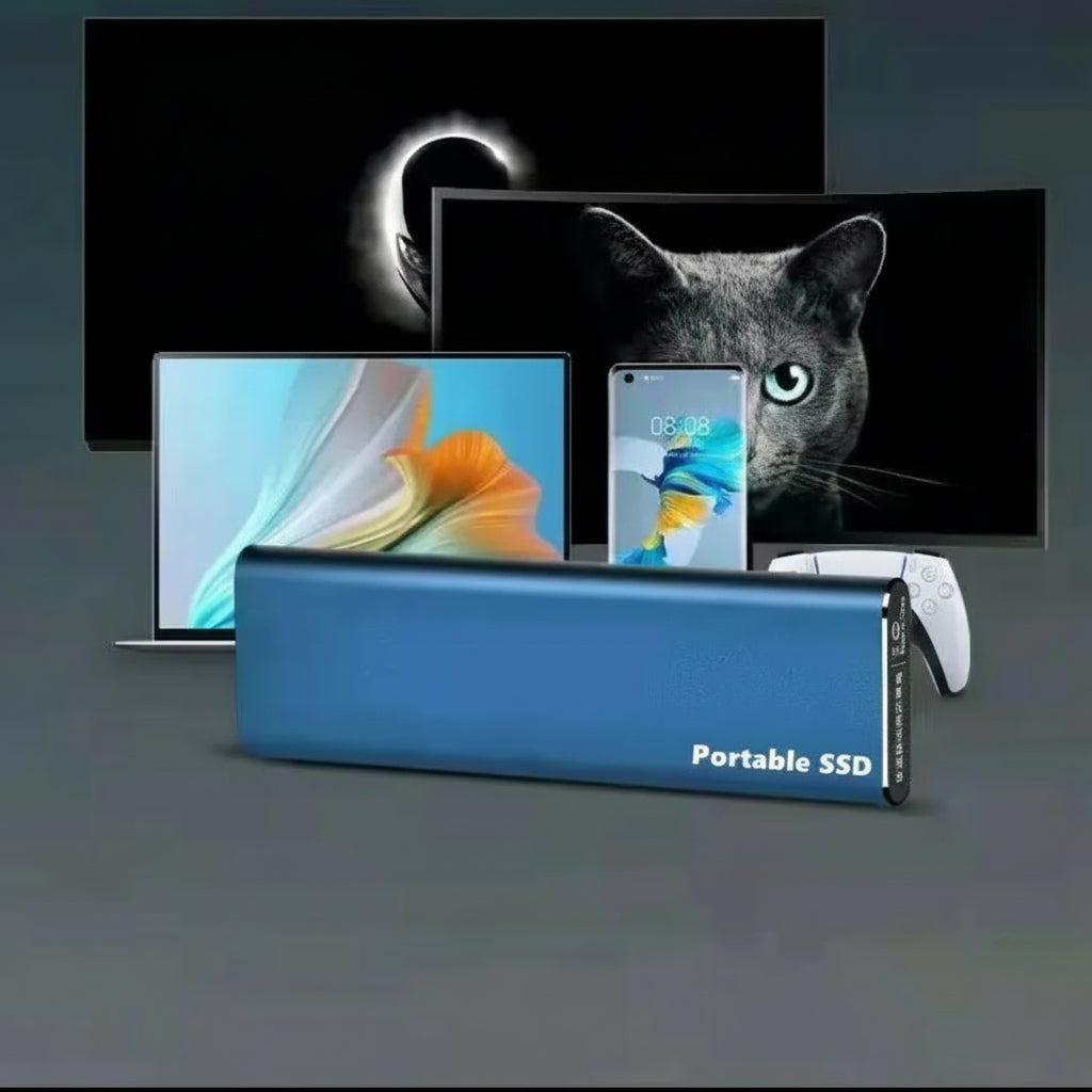 4TB Portable External Hard Drive USB-C Slim Design for Fast Storage 1