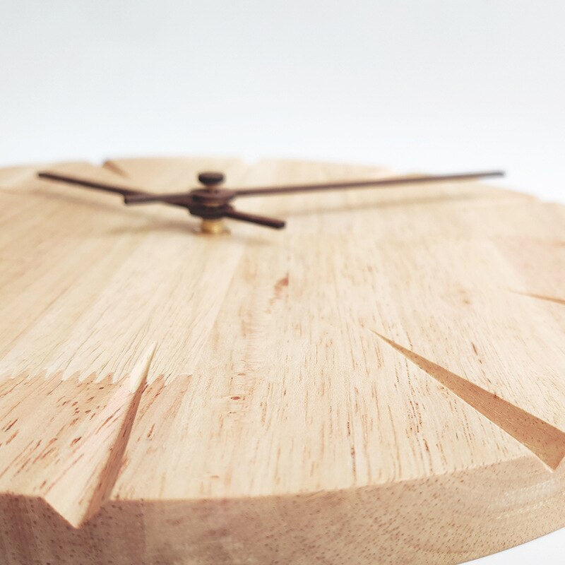 ElegantWood - Reloj de Pared Tallado en Madera