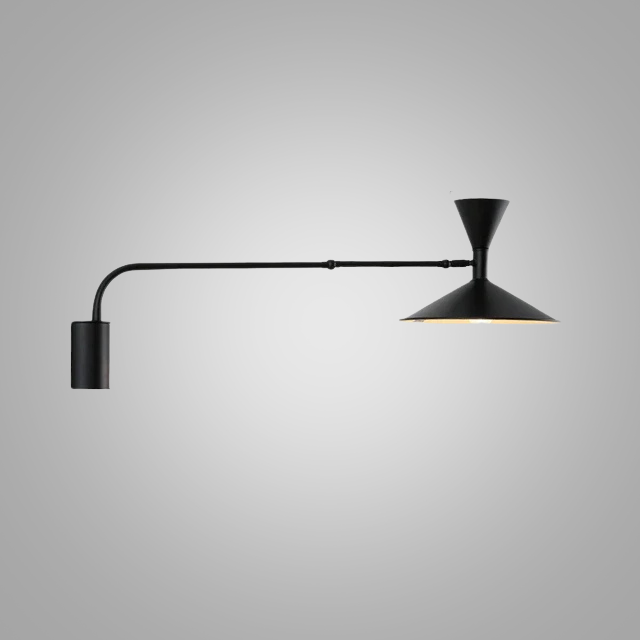 LumiFlex - Lámpara de Pared Nórdica de Columpio – Lámpara de Lectura LED Ajustable para Espacios de Vivienda y Trabajo