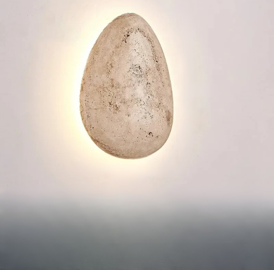 ZenGlow - Lámpara de pared minimalista en estilo Wabi-Sabi