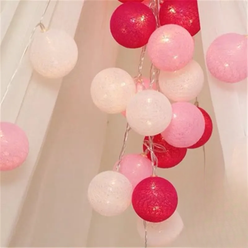 GlobeGlow - Lanterna a filo di cotone LED