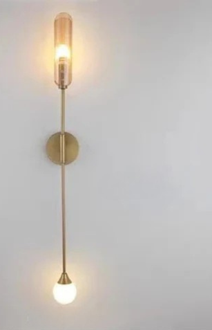 GoldenGlow – Lámpara de pared LED minimalista para sala y dormitorio