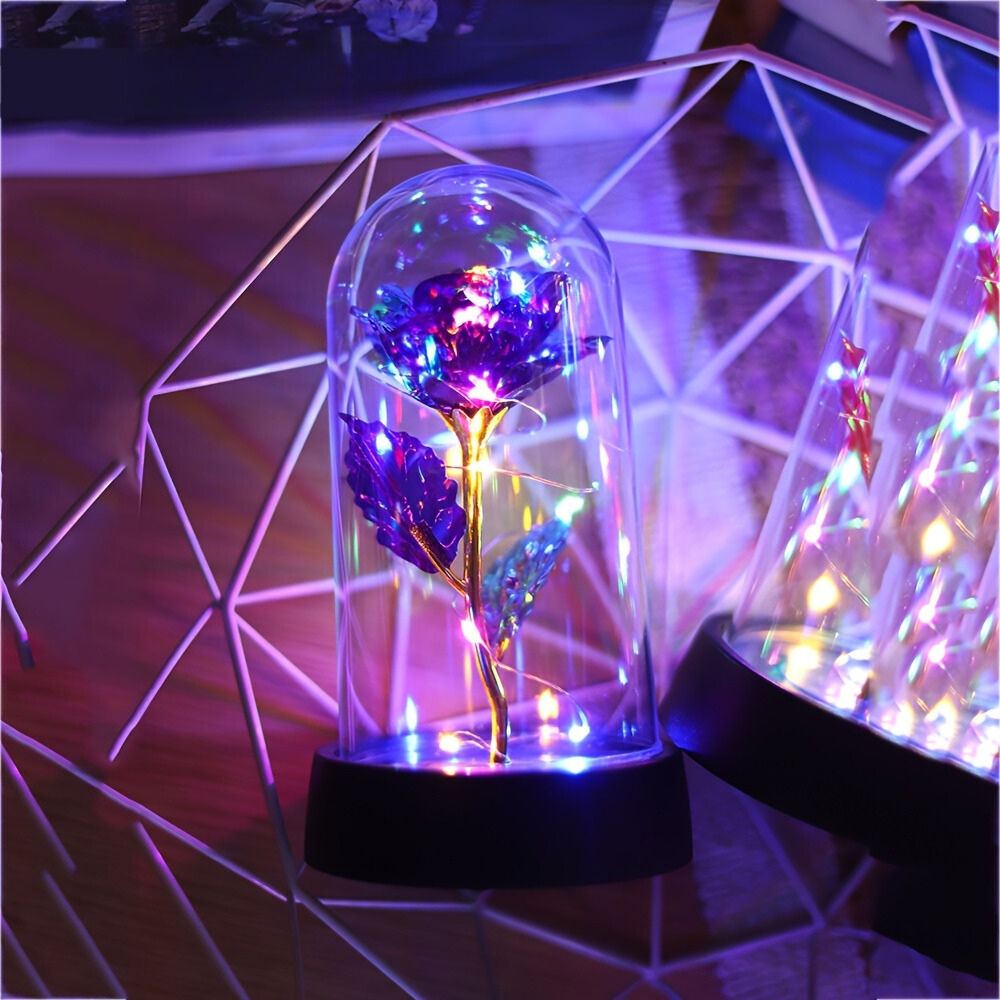 GoldenRose - Elegante Rozenbloem Lamp voor Cadeaus en Decoratie