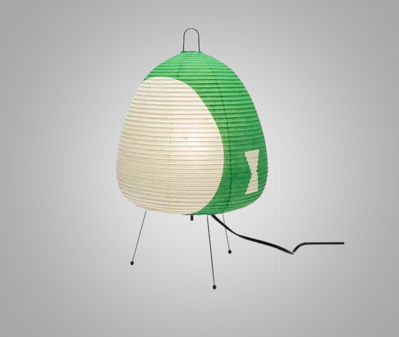 LumiZen – Japanse Papieren Tafellamp in Retro Stijl, Traditionele Verlichting voor Slaapkamer en Woonkamer