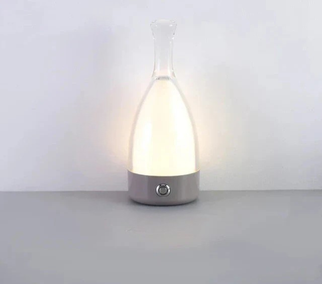 LuxeGlow - Moderne Fles Tafellamp met Dimbare LED Verlichting