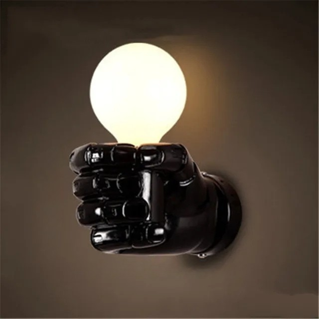 IndustrialGlow - Lámpara de pared en estilo industrial de metal – Lámpara LED vintage