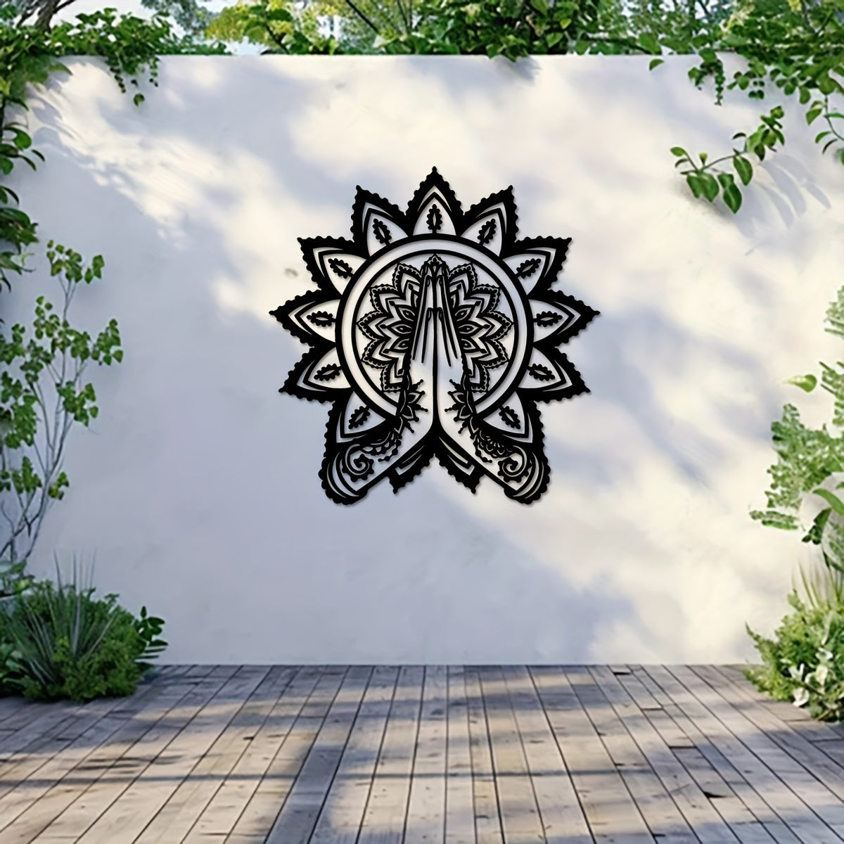 YogaMandala - IJzeren Meditatie Muurkunst